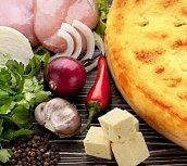 Картинка Осетинский пирог с сыром и курицей